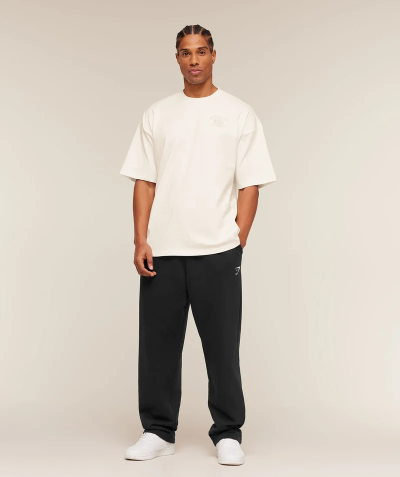Gymshark Shield Graphic T-Shirt - Soft White