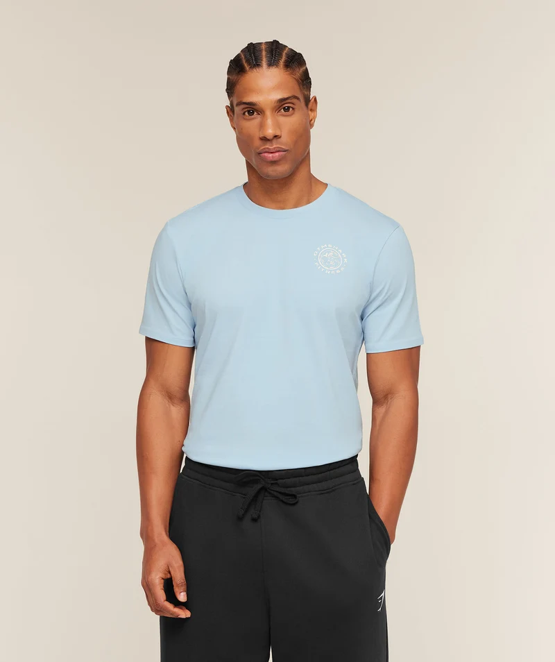 Gymshark Legacy T-Shirt - Chilled Blue