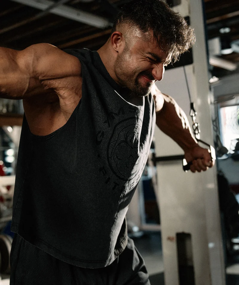 Gymshark Vintage Legacy Tank - Black