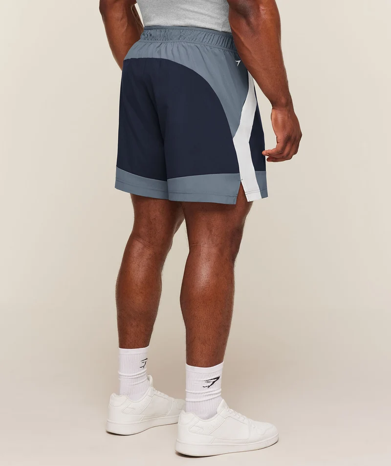 Gymshark Collegiate Tech Shorts - Iron Blue