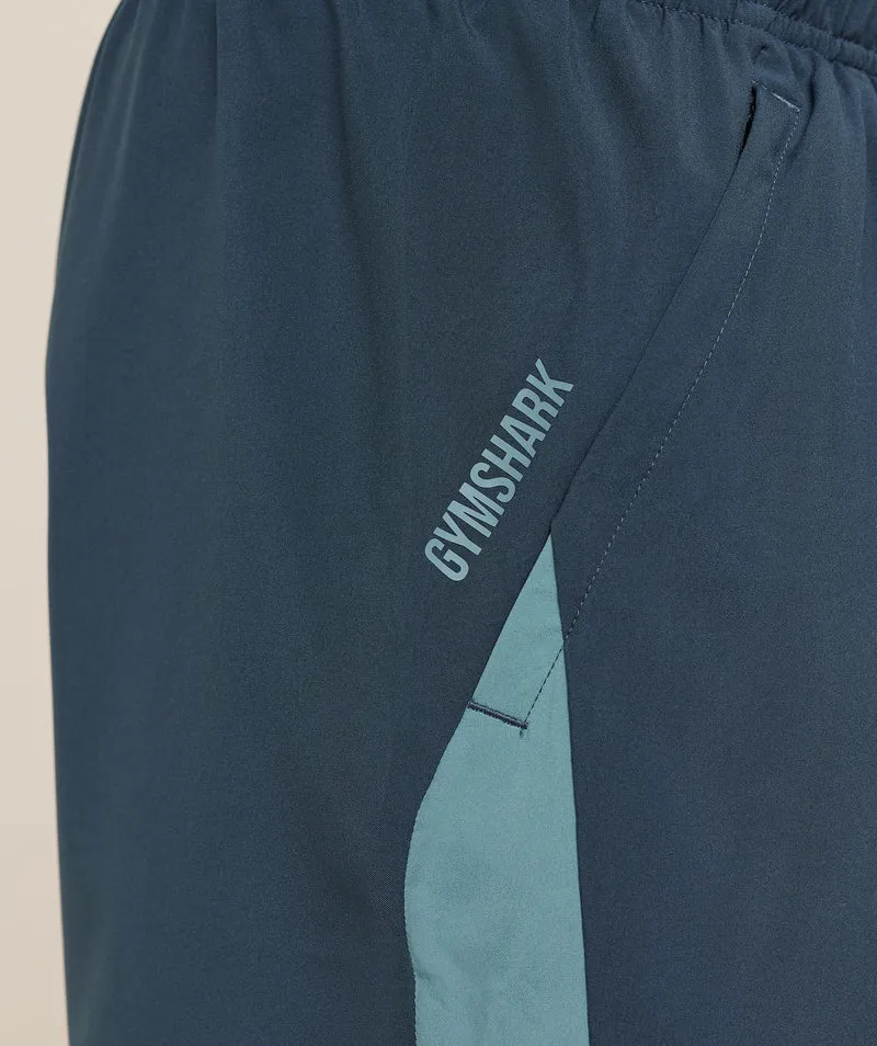 Gymshark Sport 5" 2-in-1 Shorts - Stealth Blue/Storm Blue
