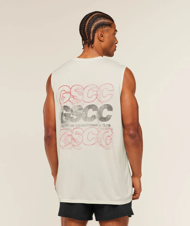 Gymshark GSCC Graphic Tank - Soft White