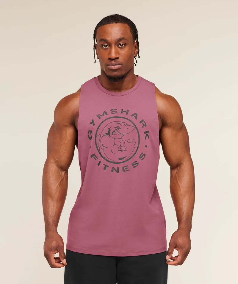 Gymshark Legacy Drop Arm Tank - Reset Pink
