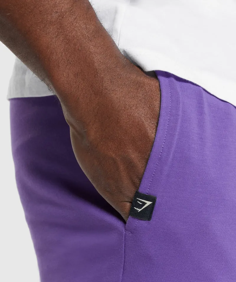 Gymshark Lightweight Jersey Shorts - Stellar Purple