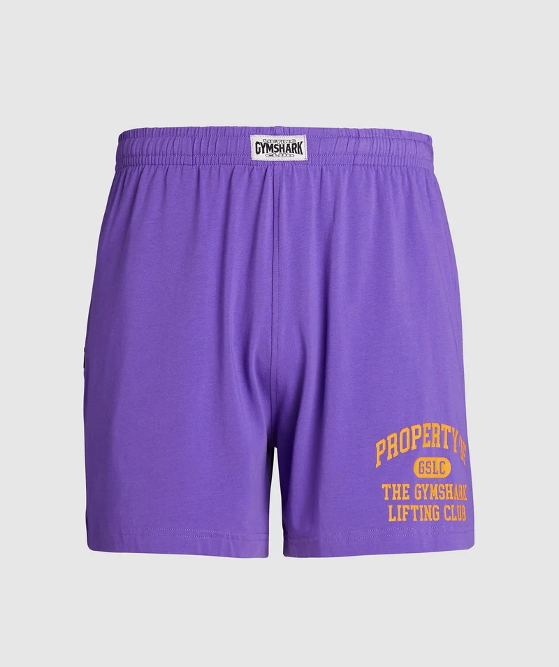 Gymshark Lightweight Jersey Shorts - Stellar Purple