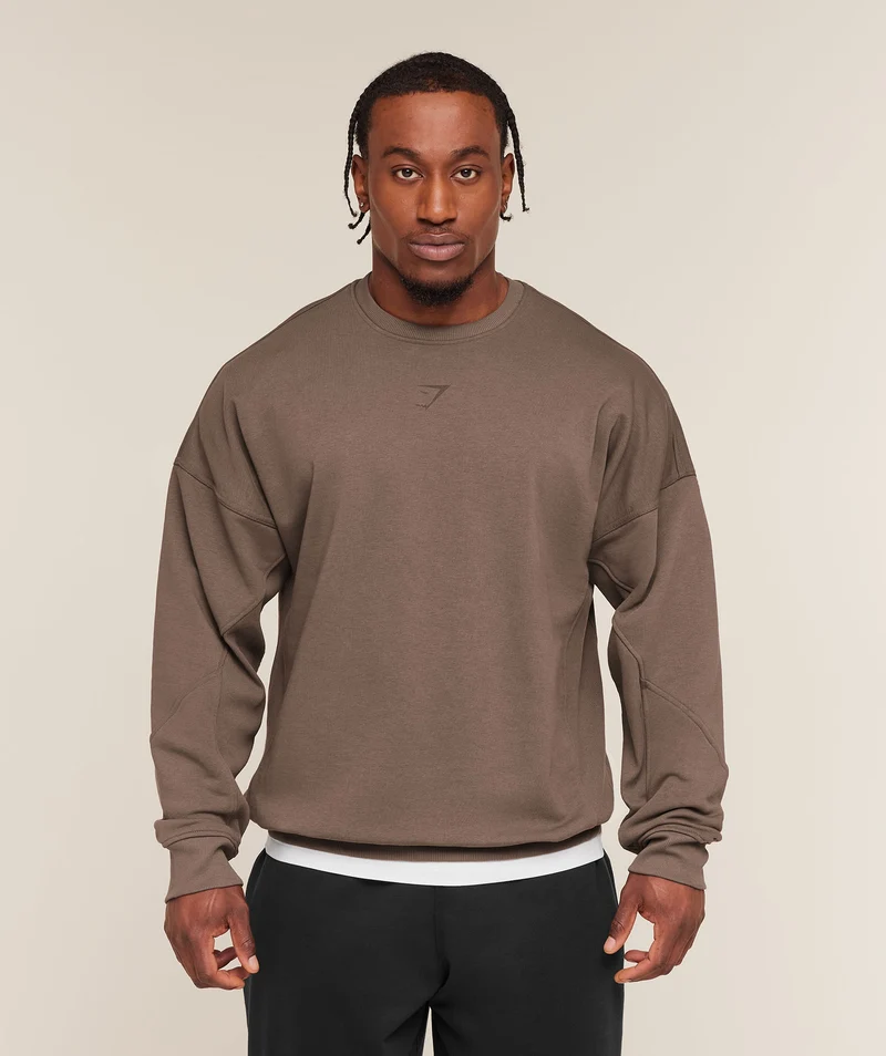Gymshark Power Crew - Soft Brown