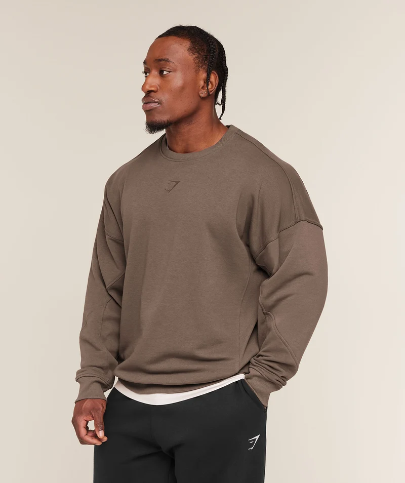 Gymshark Power Crew - Soft Brown