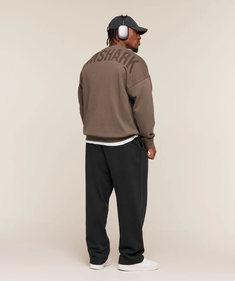 Gymshark Power Crew - Soft Brown