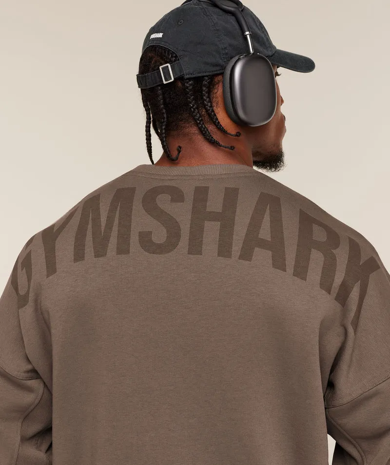 Gymshark Power Crew - Soft Brown