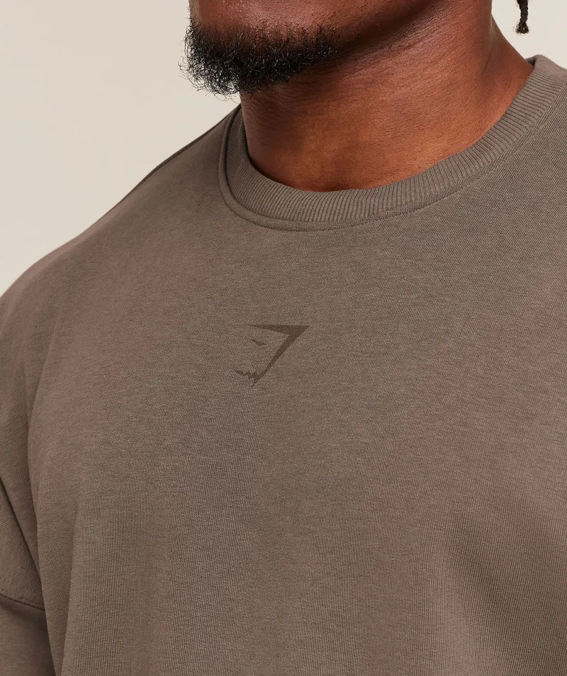 Gymshark Power Crew - Soft Brown