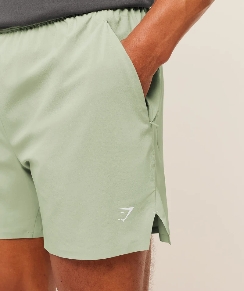 Gymshark Evolve 5" Short - Haze Green