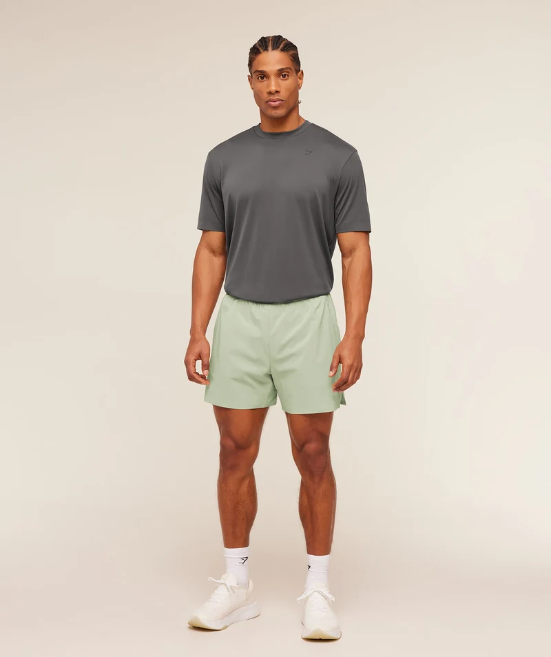 Gymshark Evolve 5" Short - Haze Green