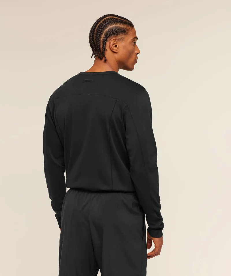 Gymshark Off Duty Long Sleeve T-Shirt - Black
