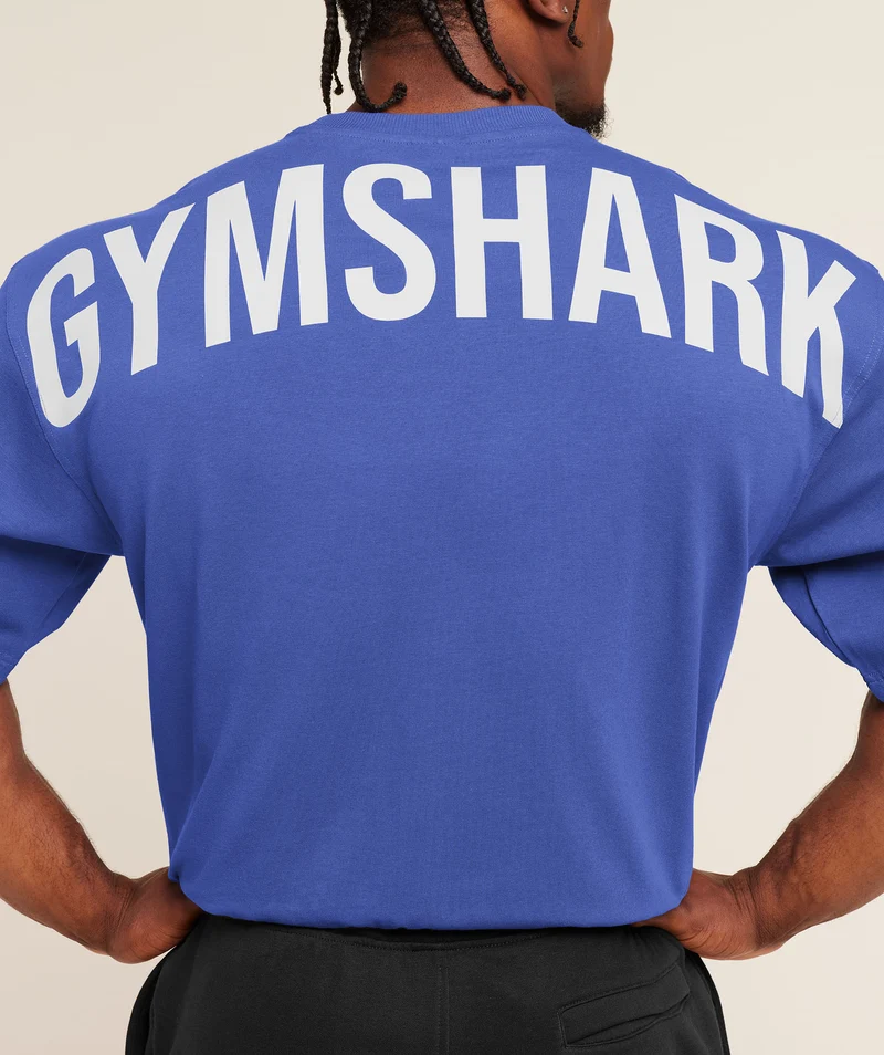 Gymshark Power T-Shirt - Force Blue