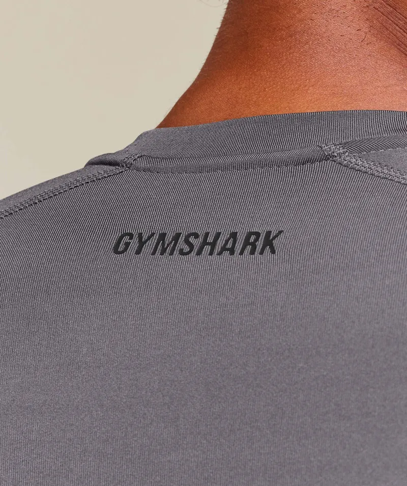 Gymshark Element Baselayer Long Sleeve T-Shirt - Dark Grey
