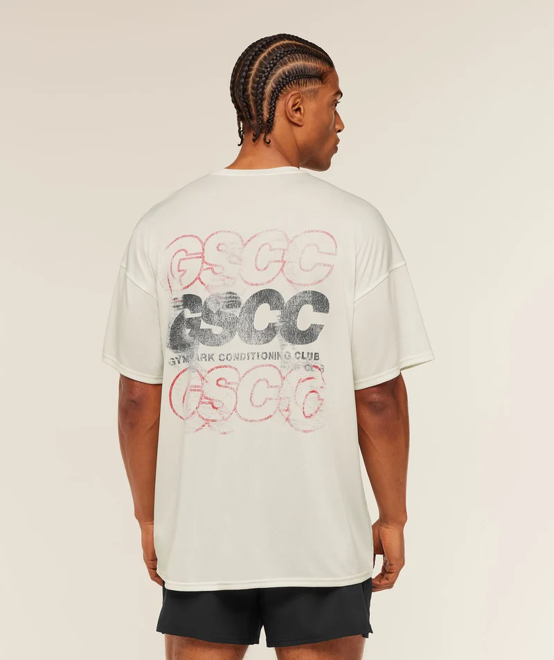 Gymshark GSCC Graphic T-Shirt - Soft White