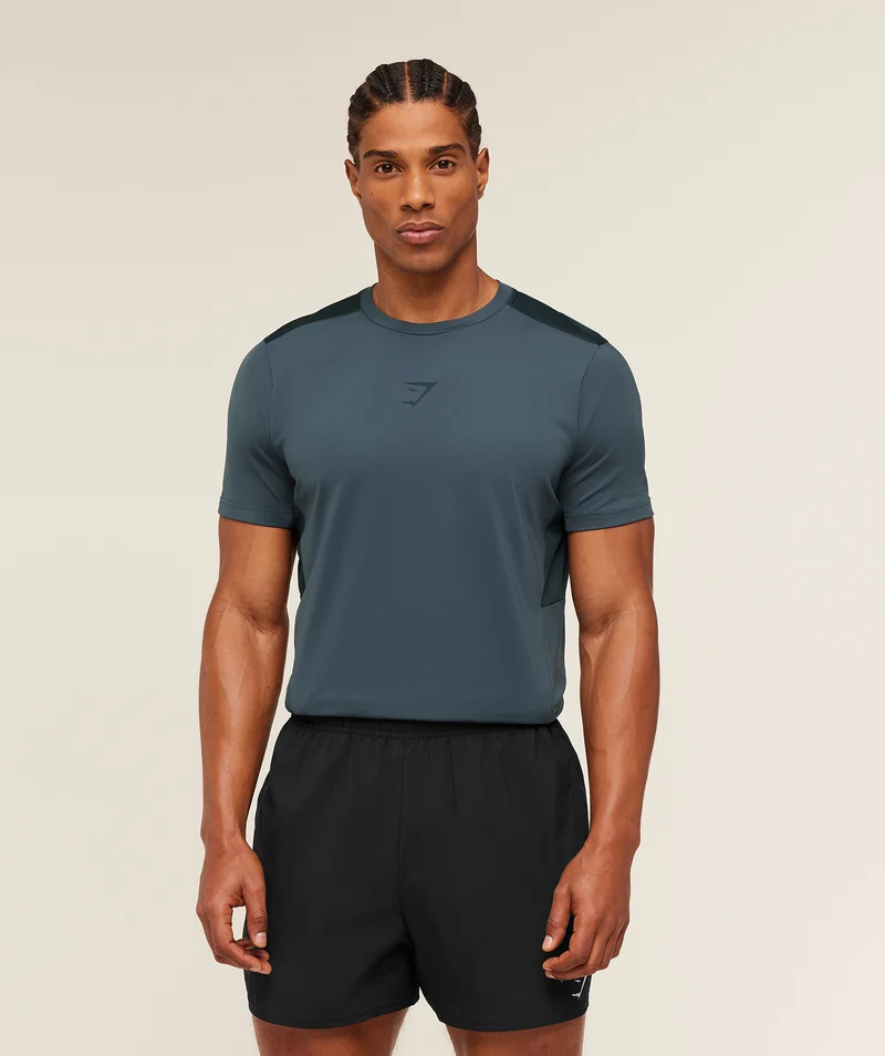 Gymshark Sport T-Shirt - Stealth Blue/Deep Petrol Blue