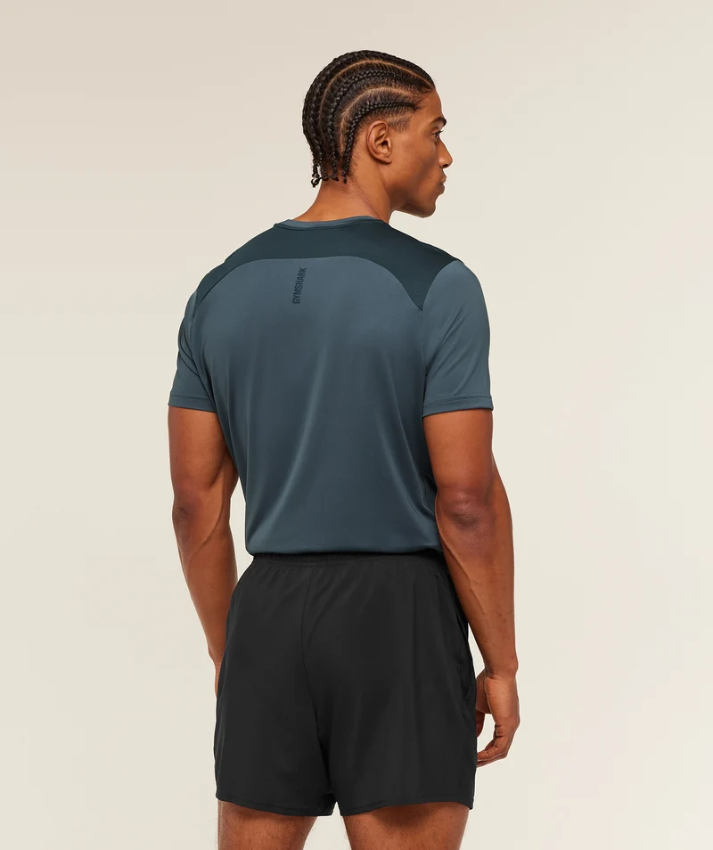 Gymshark Sport T-Shirt - Stealth Blue/Deep Petrol Blue
