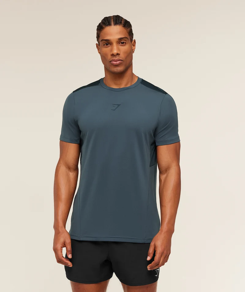 Gymshark Sport T-Shirt - Stealth Blue/Deep Petrol Blue