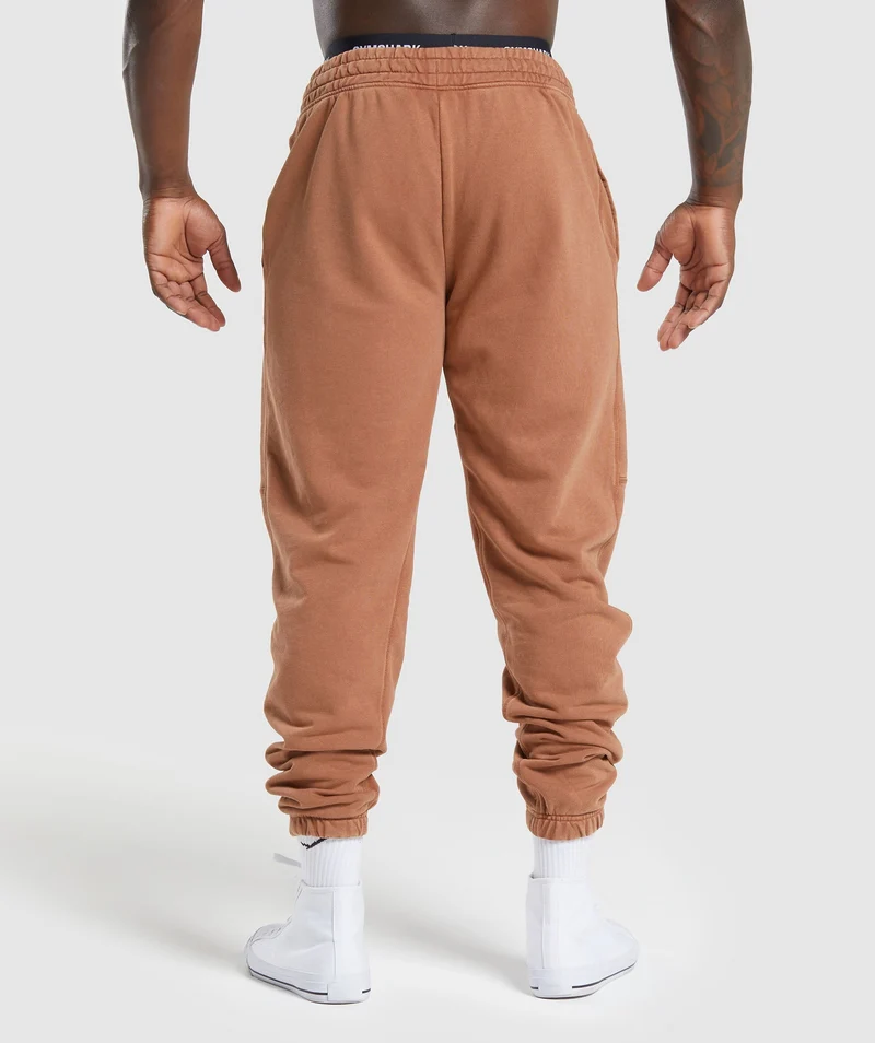 Gymshark Power Washed Jogger - Canyon Brown/Acid Wash Small Ball
