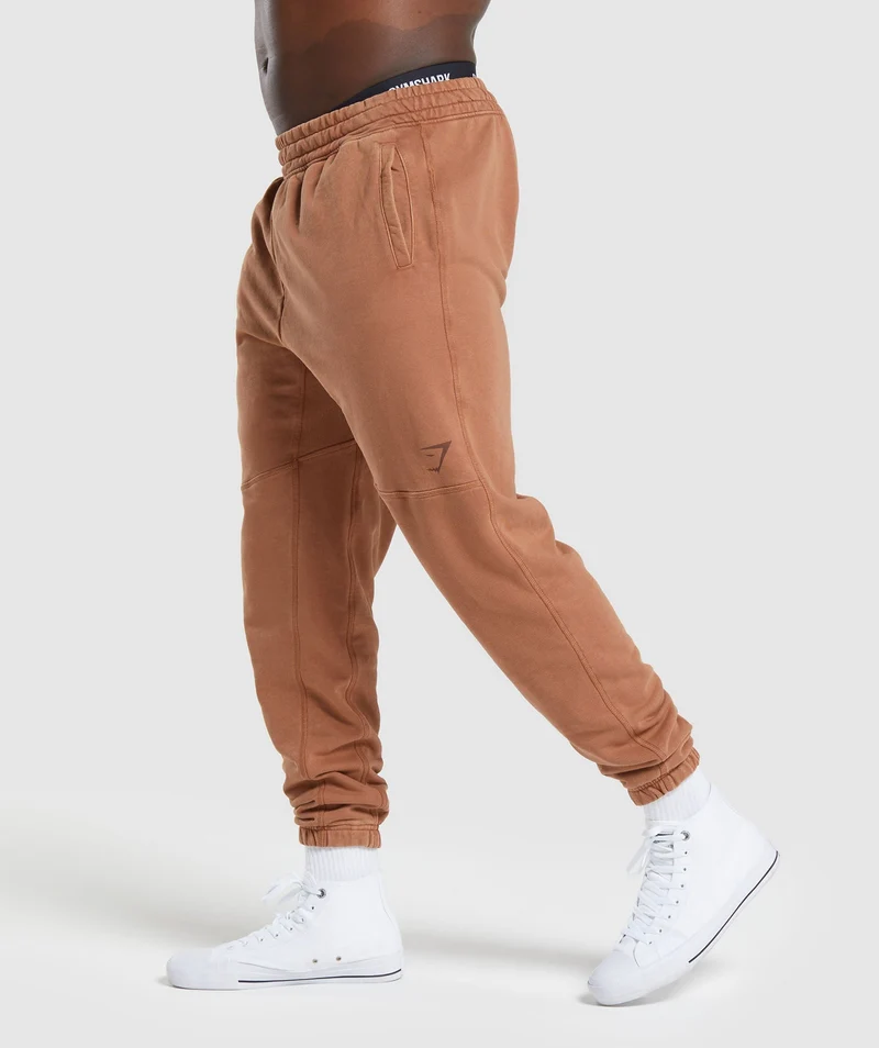Gymshark Power Washed Jogger - Canyon Brown/Acid Wash Small Ball