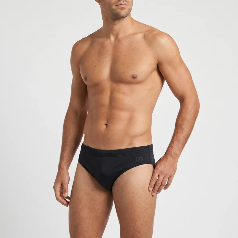 Badeslip Herren | Schwarz