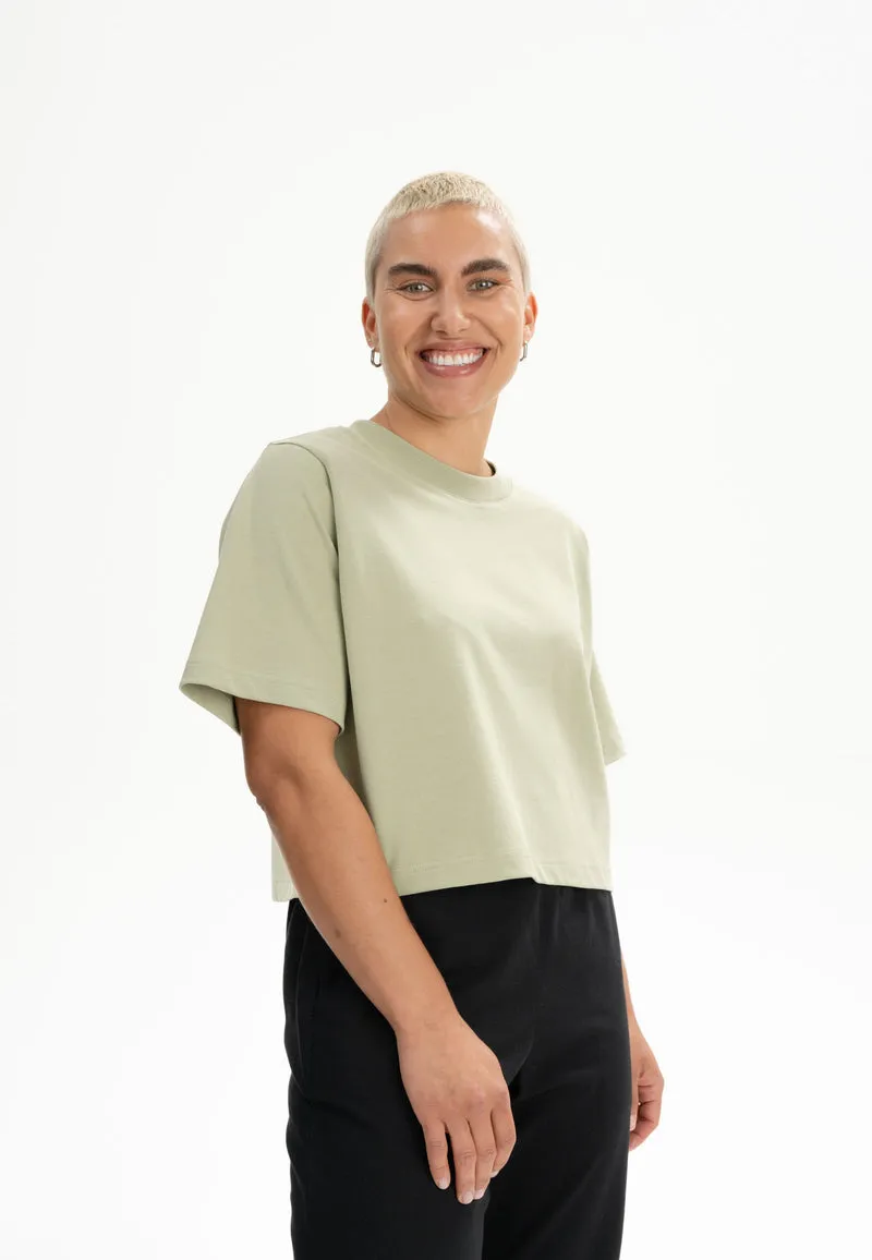 Cropped T-Shirt schwer Style JOSHNA