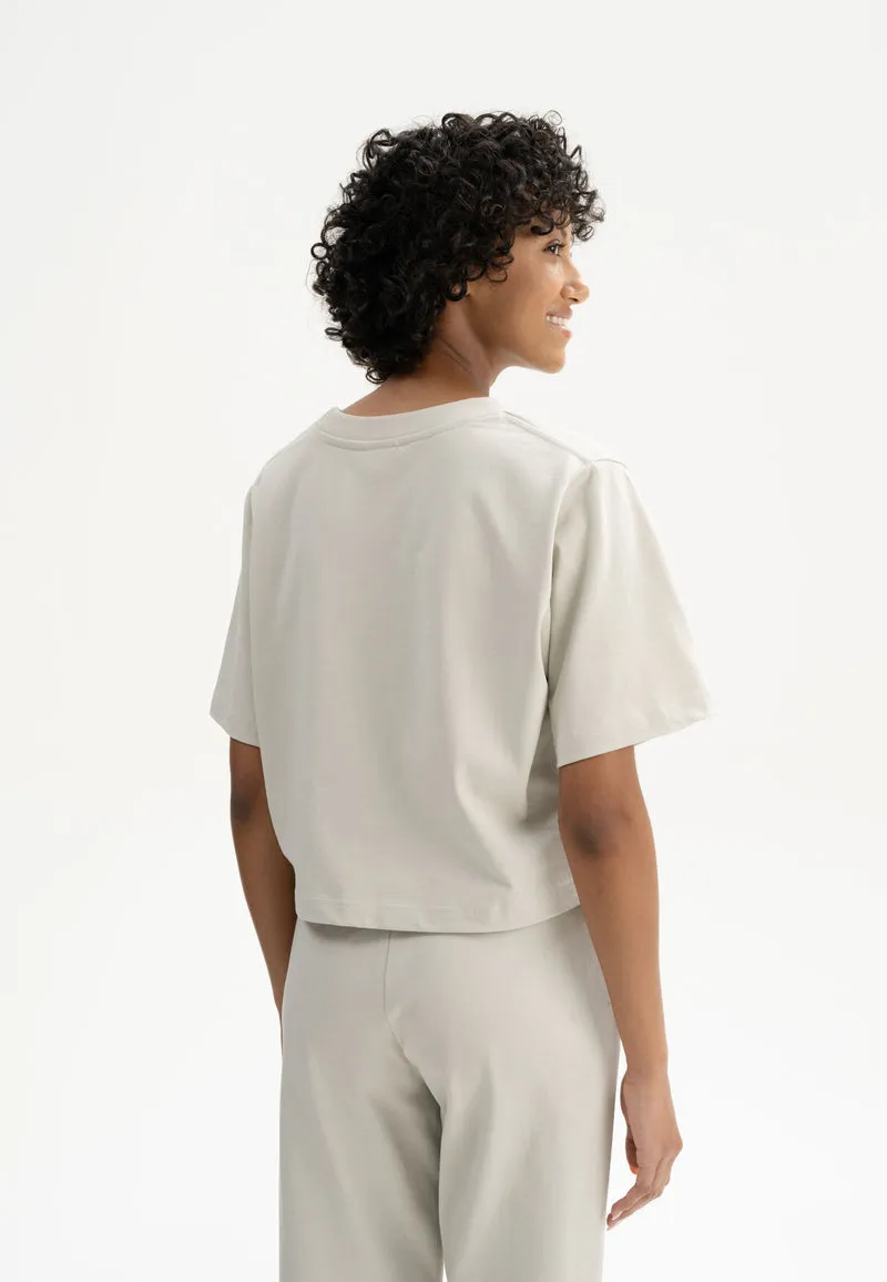 Cropped T-Shirt schwer Style JOSHNA