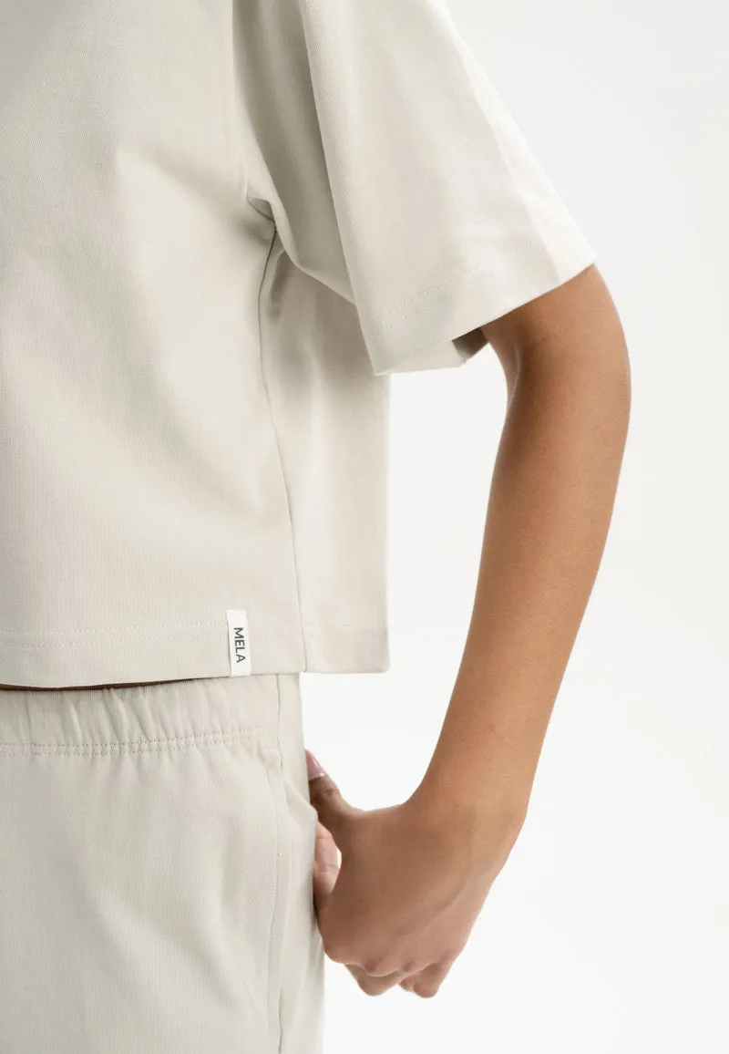 Cropped T-Shirt schwer Style JOSHNA