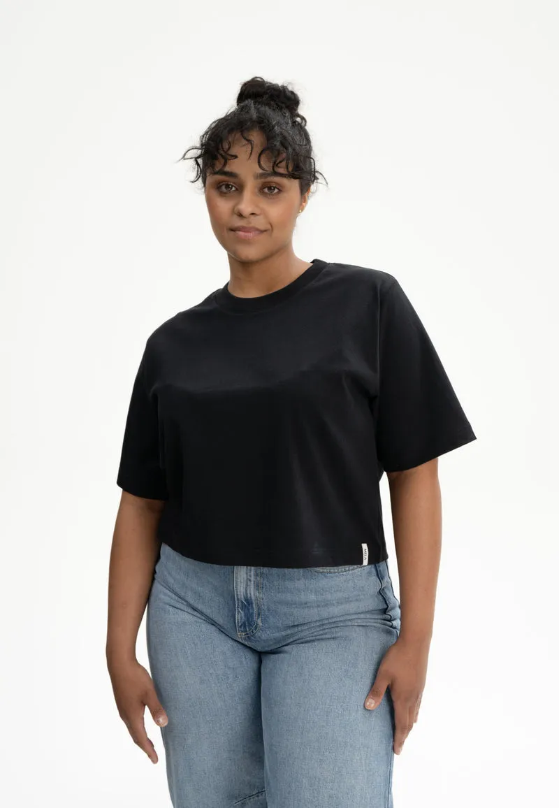 Cropped T-Shirt schwer Style JOSHNA