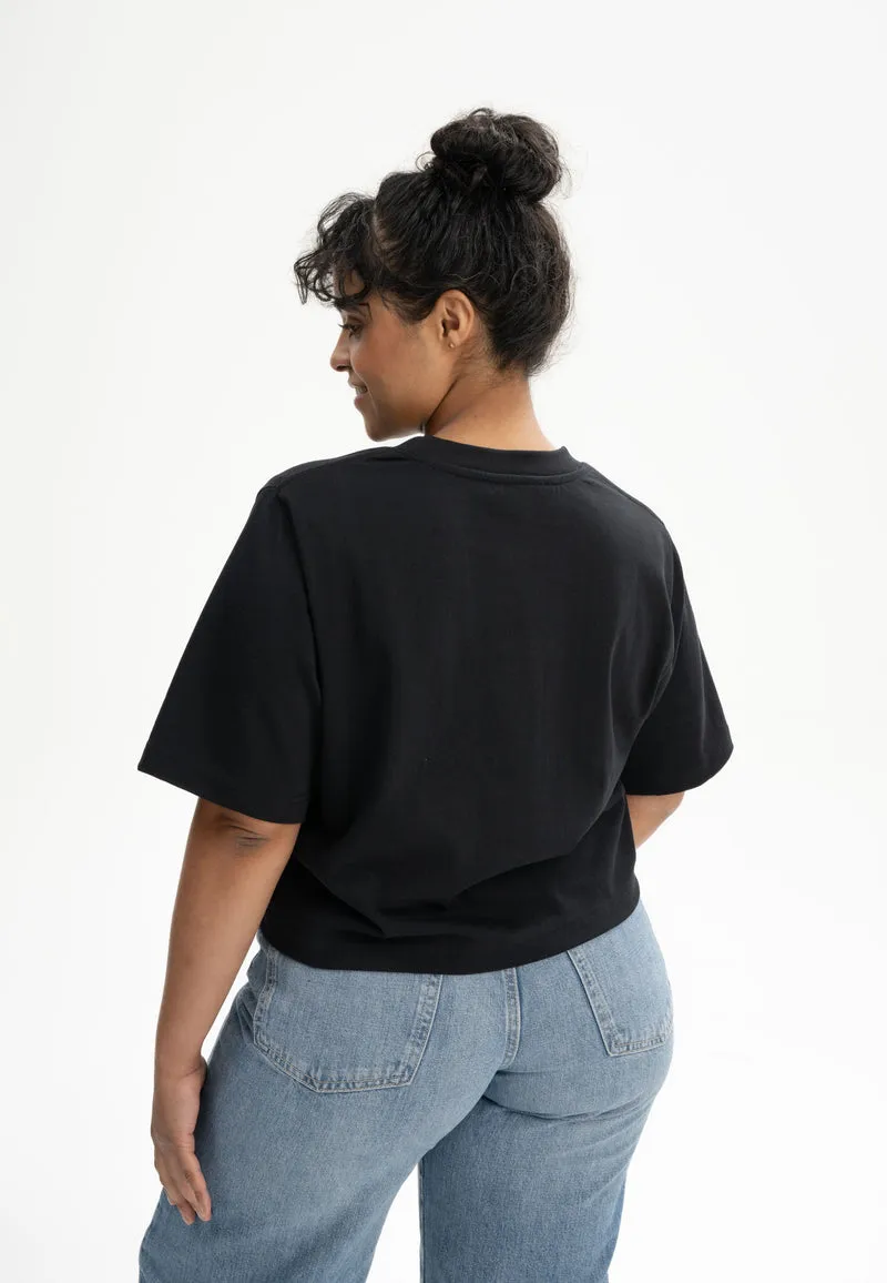 Cropped T-Shirt schwer Style JOSHNA