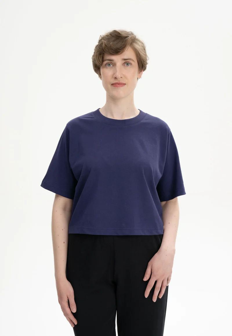 Cropped T-Shirt schwer Style JOSHNA