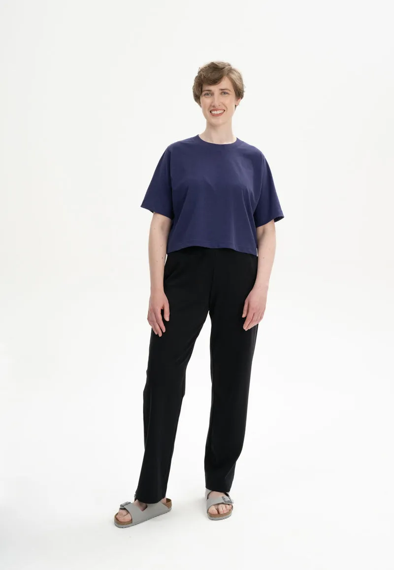 Cropped T-Shirt schwer Style JOSHNA