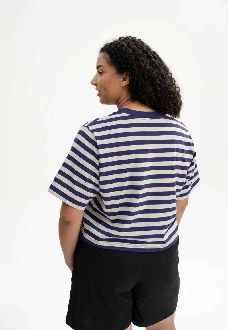 Cropped T-Shirt schwer Style JOSHNA