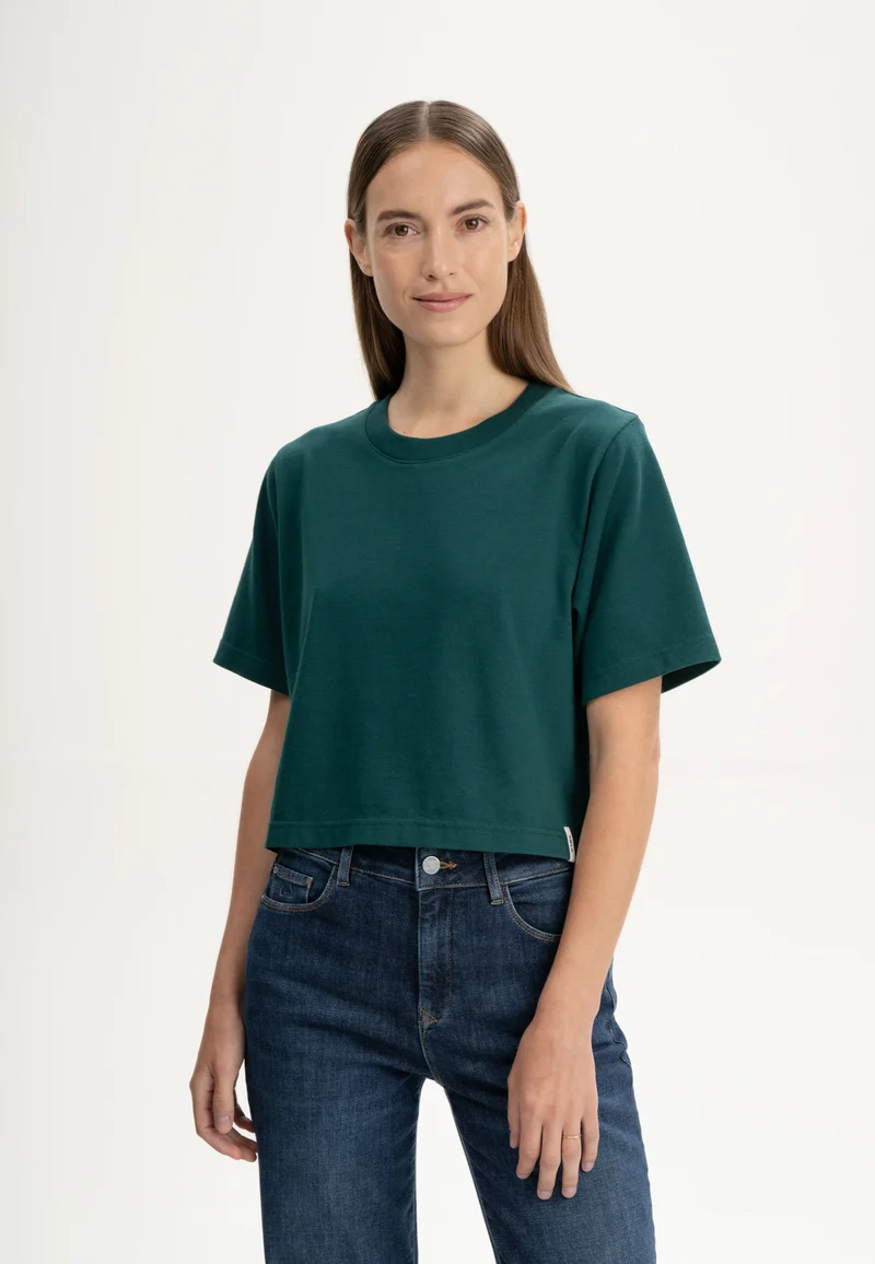 Cropped T-Shirt schwer Style JOSHNA