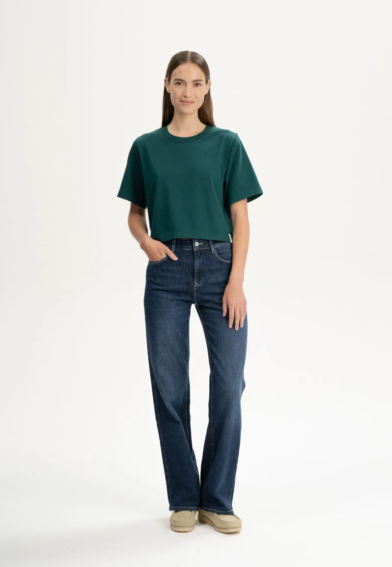 Cropped T-Shirt schwer Style JOSHNA