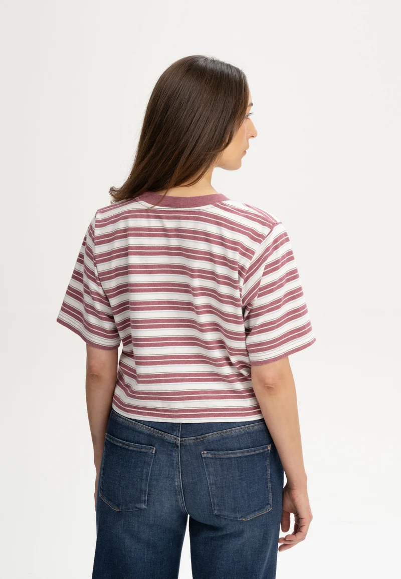 Cropped T-Shirt Style DESNA Stripes