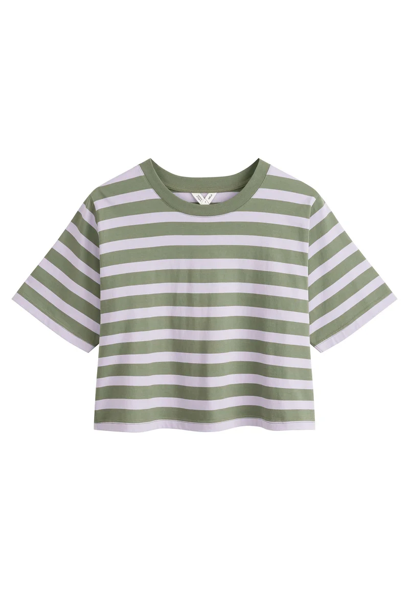 Cropped T-Shirt Style DESNA Stripes