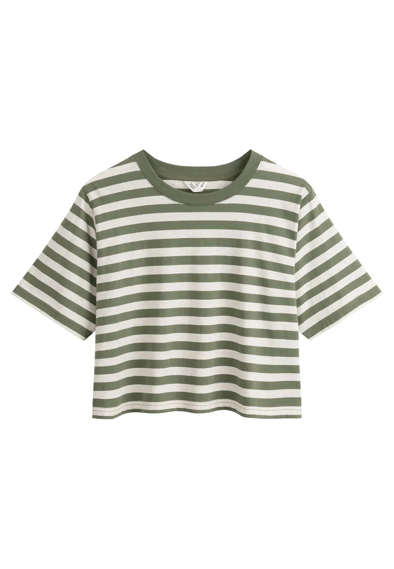 Cropped T-Shirt Style DESNA Stripes