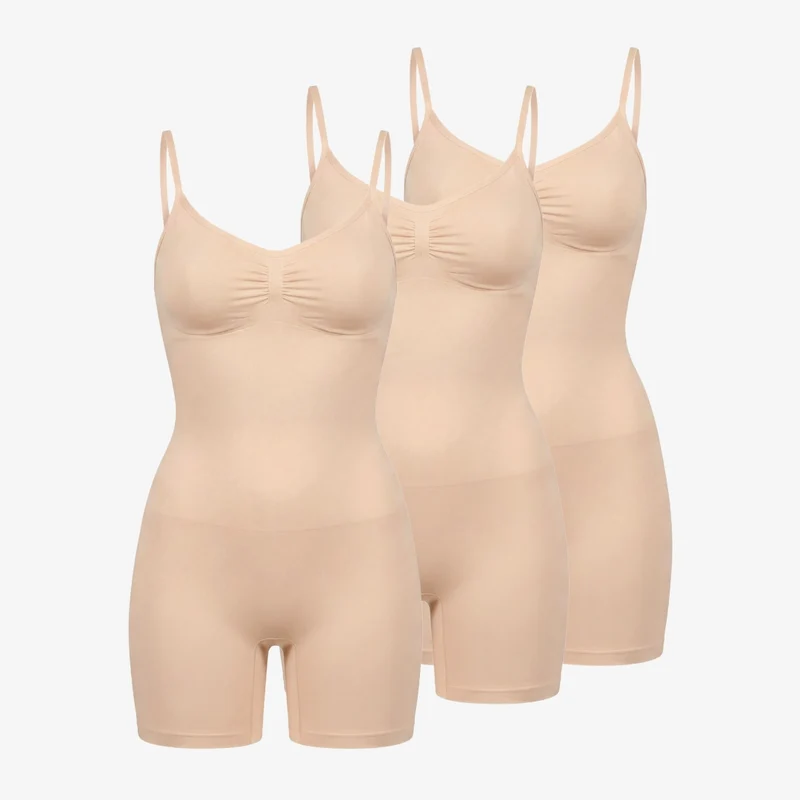 Shaping Bodysuit Shorts | Beige