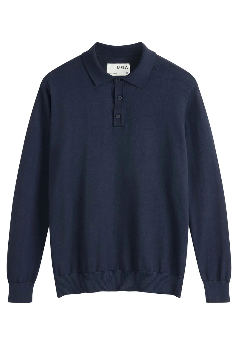 Langarm Strick Poloshirt Style HARISH
