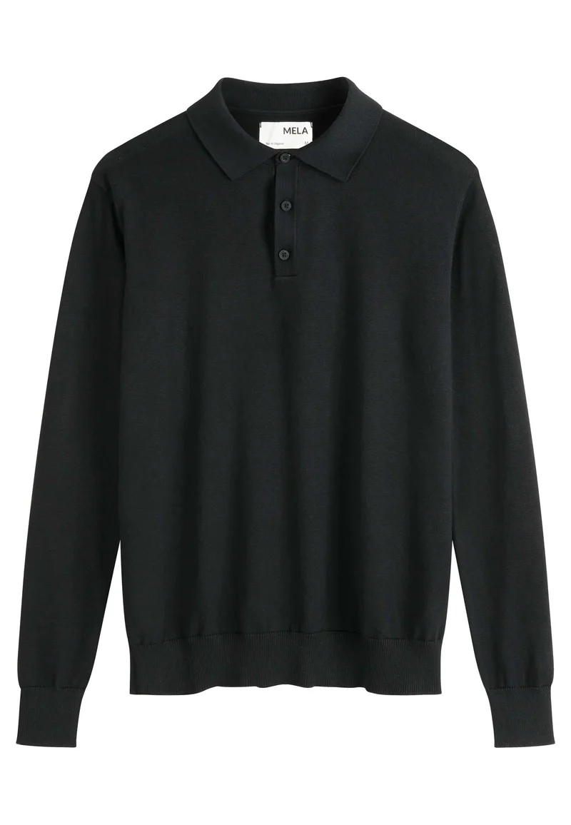 Langarm Strick Poloshirt Style HARISH