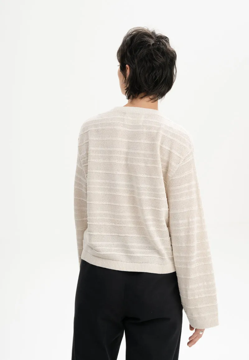 Strukturierter Strickpullover Style JALIDI