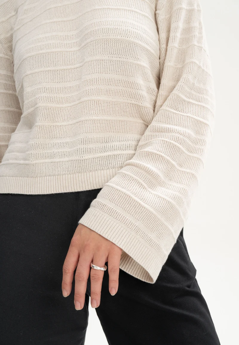Strukturierter Strickpullover Style JALIDI