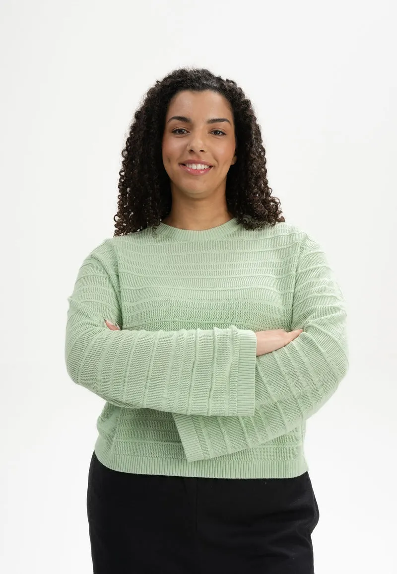 Strukturierter Strickpullover Style JALIDI