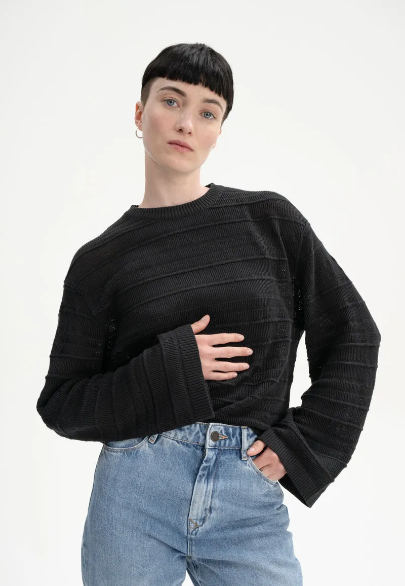 Strukturierter Strickpullover Style JALIDI