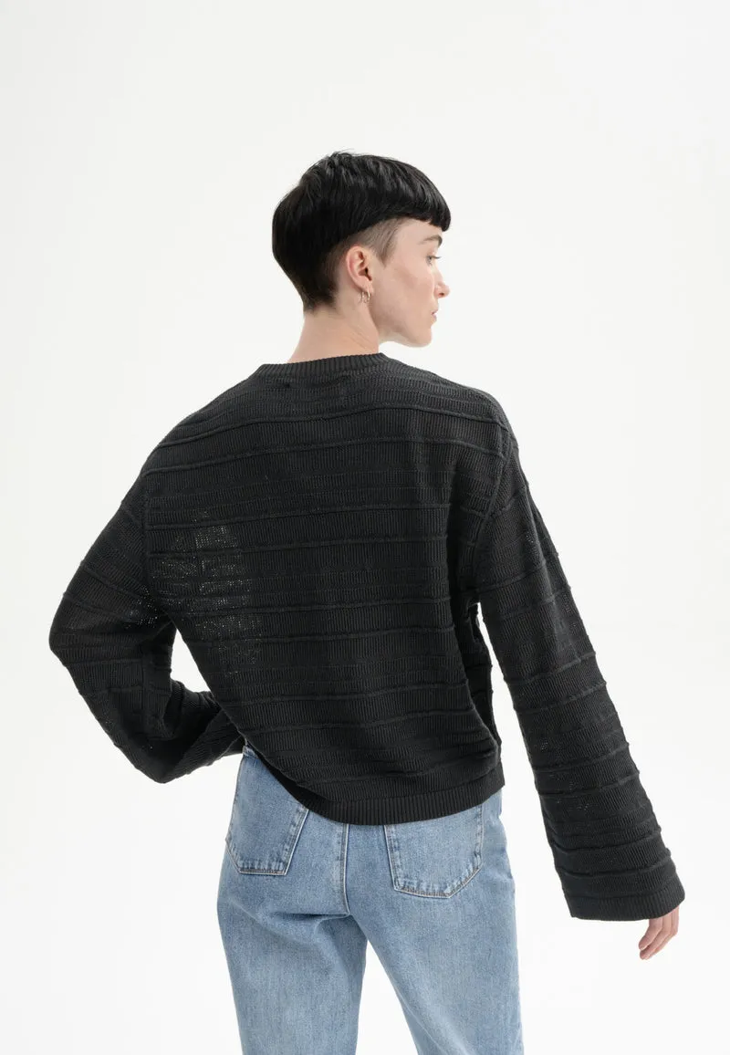 Strukturierter Strickpullover Style JALIDI