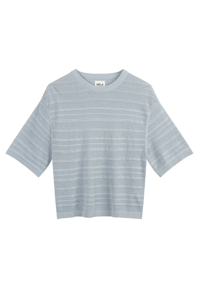 Strukturiertes Strick T-Shirt Style AROHI