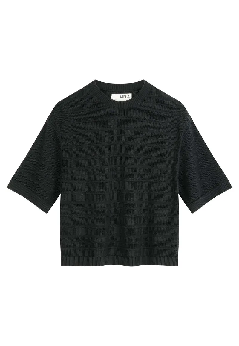 Strukturiertes Strick T-Shirt Style AROHI