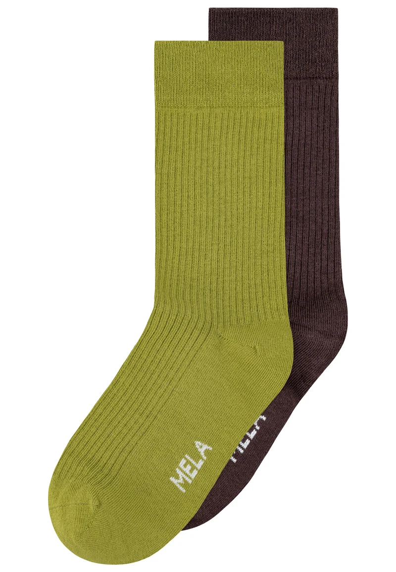 Gerippte Socken 2 Paare
